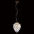 Подвесная люстра Crystal Lux CHARME SP1+1 LED GOLD/TRANSPARENT