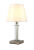 Настольная лампа Crystal Lux NICOLAS LG1 NICKEL/WHITE