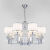 Подвесная люстра Eurosvet 10099/8 хром/хрусталь