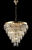 Каскадная люстра Crystal Lux ABIGAIL SP-PL15 D620 GOLD/TRANSPARENT