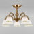 Люстра на штанге Eurosvet 60107/5 античная бронза