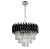 Каскадная люстра Natali Kovaltseva DARIAN 76017/5C CHROME BLACK