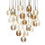 Каскадная люстра Mantra 8937+24PL
