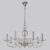 Подвесная люстра Crystal Lux ARABESQUE SP8 CHROME