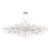 Подвесная люстра Crystal Lux REINA V2 SP16 L1500 SILVER PATINA