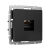 Розетка Werkel W5120108 черный матовый
