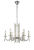Подвесная люстра Crystal Lux AURELIO SP6 GOLD+CHROME/TRANSPARENT