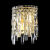 Бра Crystal Lux ABRIL AP2 GOLD