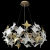 Подвесная люстра Crystal Lux LETISIA SP8 GOLD
