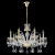 Подвесная люстра Crystal Lux MONICA SP8 GOLD
