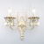 Бра Eurosvet 3281/2 белый с золотом/тонированный хрусталь Strot