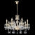Подвесная люстра Crystal Lux MONICA SP8 GOLD