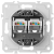 Механизм розетки RJ45 + RJ45 (двойная) cat.6/ClassE-8/8, серия DB
