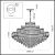 Каскадная люстра Odeon Light 5073/25