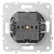 Механизм розетки Schuko с заземлением 16А 250В~ на винтах, серия DB