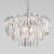 Каскадная люстра Eurosvet 10130/8 хром/прозрачный хрусталь Strotskis