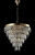 Каскадная люстра Crystal Lux ABIGAIL SP-PL15 D620 GOLD/TRANSPARENT