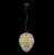 Подвесной светильник Crystal Lux CHARME SP6 GOLD/TRANSPARENT