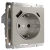Розетка Werkel W1271704 дымчатый