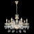 Подвесная люстра Crystal Lux MONICA SP8 GOLD