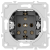 Механизм розетки Schuko с заземлением 16А 250В~ на винтах, серия DB