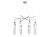 Подвесная люстра Newport 4524+4/S chrome