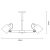 Люстра на штанге ARTE Lamp A7141PL-3WH